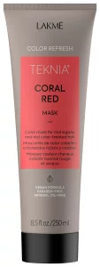 Маска для оновлення кольору червоного відтінку волосся Lakme Teknia Color Refresh Coral Red Mask, 250 мл