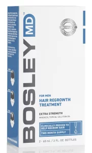 Усилитель роста волос (Миноксидил 5%) для мужчин Bosley Hair Regrowth Treatment, 2х60 мл