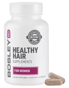 Диетическая добавка для роста здоровых волос у женщин Bosley Healthy Hair Growth Supplements, 60 капсул