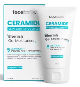 Зволожуючий гель з керамідами для запаленої шкіри обличчя Face Facts Ceramide Blemish Gel Moisturiser, 50 мл