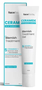 Гель с керамидами для уменьшения воспалений на коже лица Face Facts Ceramide Blemish Treatment Gel, 50 мл