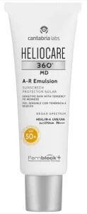 Солнцезащитная эмульсия для кожи подвержена покраснениям Cantabria Heliocare 360 MD A-R Emulsion SPF 50+, 50 мл