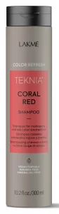Шампунь для обновления цвета красных оттенков волос Lakme Teknia Color Refresh Coral Red, 300 мл
