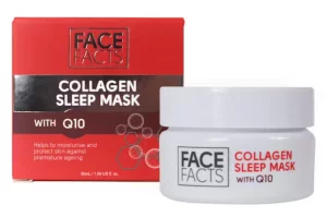 Нічна гель-маска з колагеном та коензимом Q10 Face Facts Collagen Sleep Mask, 50 мл