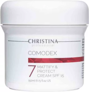 Матирующий крем (шаг 7) Christina Comodex Mattify&Protect Cream SPF 15, 150 мл
