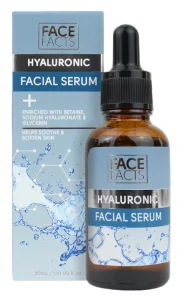 Гиалуроновая сыворотка для лица Face Facts Hyaluronic Facial Serum, 30 мл