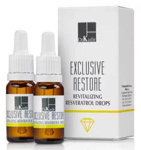 Капли Ресвератрол для восстановления кожи Dr.Kadir Exclusive Restore Skin Revitalizing Resveratrol Drops, 2х10 мл