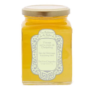 Гоммаж для тела соляной La Sultane De Saba с имбирем и зеленым чаем,