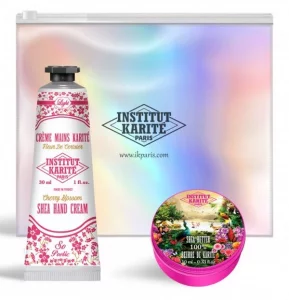 Набор Institut Karite Paris Hologram Pouch Cherry Blossom