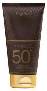 Сонцезахисний крем для обличчя та тіла з ультрависоким ступенем захисту MySun Respect Global Sun Defense SPF50+, 150 мл