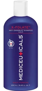 Шампунь проти лупи, себорейного дерматиту та різних проблем шкіри голови Mediceuticals X-Folate, 250 мл