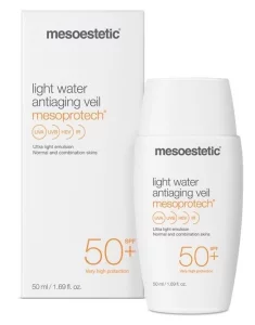 Легка антивікова сироватка "Вуаль" Mesoestetic Mesoprotech Light Water Antiaging Veil SPF50+, 50 мл