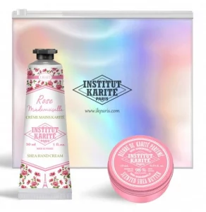 Набор Institut Karite Paris Hologram Pouch Rose