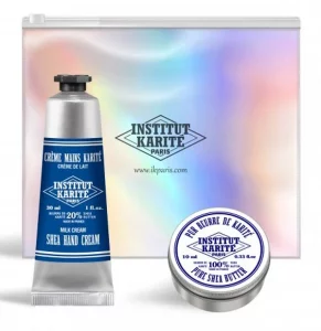 Набор Institut Karite Paris Hologram Pouch Milk Cream