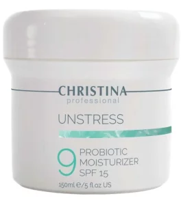 Зволожуючий крем із пробіотичною дією (крок 9) Christina Unstress Probiotic Moisturizer SPF 15, 150 мл