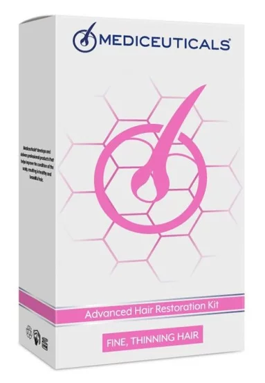 Набор для стимулирования роста тонких волос Mediceuticals Fine Thinning Hair Advanced Hair Restoration Kit