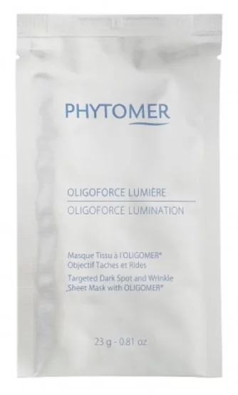 Відновлююча освітлювальна тканинна маска проти зморшок та темних плям Phytomer Oligoforce Lumination Targeted Dark Spot and Wrinkle Sheet Mask