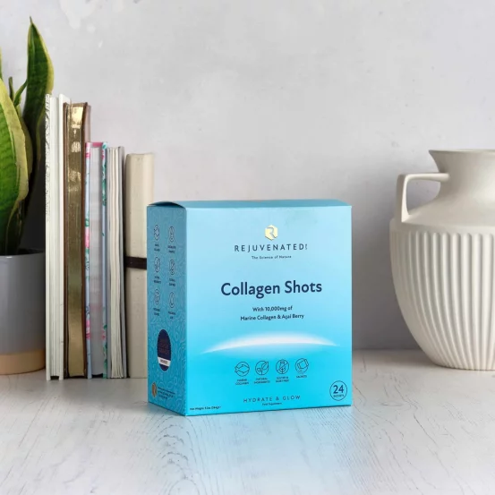 Колаген шоти для красивої шкіри з ягодами Асаї Rejuvenated Сollagen Powder 10 000 Mg Per Serving, 24 саші