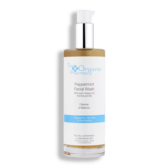 Очищающий гель с экстрактом мяты The Organic Pharmacy Peppermint Facial Wash,100 мл