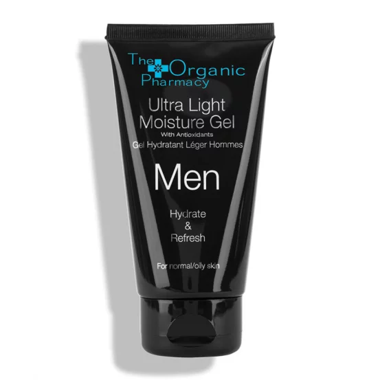 Легкий зволожуючий гель для шкіри обличчя для чоловіків The Organic Pharmacy Ultra Light Moisture Gel for men, 75 мл