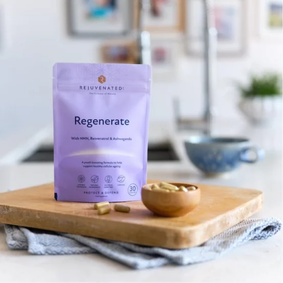 Активні капсули для відновлення та захисту ДНК клітин Rejuvenated Regenerat, 30 капсул