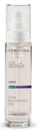 Пілінг з AHA-кислотами та ресвератролом Christina Line Repair Firm AHA & Resveratrol Peel, 50 мл