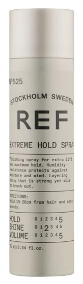 Лак экстра-сильной фиксации REF Extreme Hold Spray N°525, 300 мл