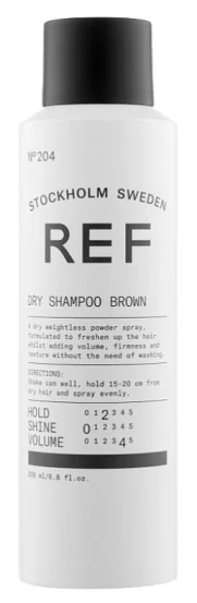 Сухой шампунь для русых волос REF Dry Shampoo N°204 Brown, 200 мл