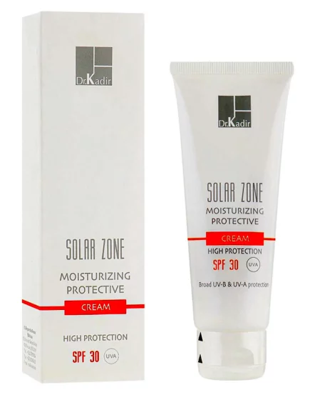 Солнцезащитный увлажняющий крем Dr.Kadir Solar Zone Moisturizing Protective Cream SPF 30+, 75 мл