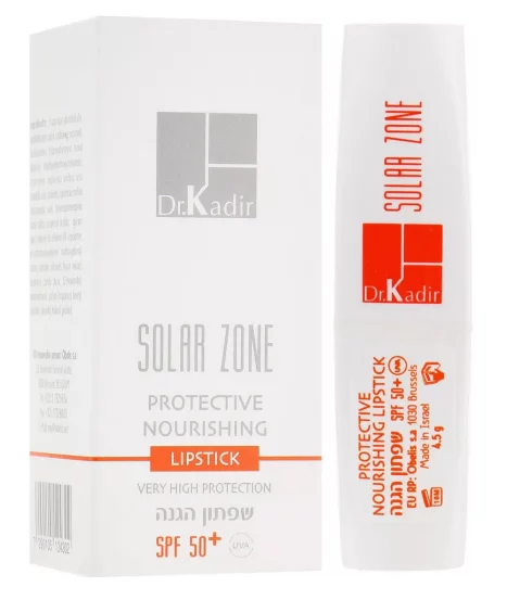 Сонцезахисна помада, що зволожує Dr.Kadir Solar Zone Protective Nourishing Lipstick SPF 50+, 4.5 мл