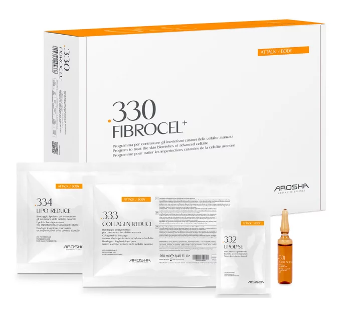 Липолитический набор против фиброзного целлюлита Фиброцел 4 процедуры Arosha 330 Fibrocel + 4 Treatments