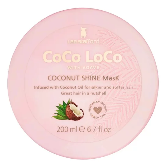 Зволожуюча маска з кокосовою олією Lee Stafford Coco Loco Shine Mask, 200 мл