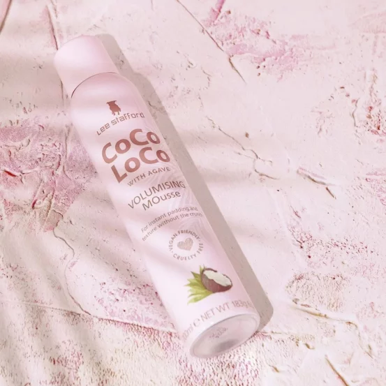 Фиксирующая пенка для волос с кокосовым маслом Lee Stafford Coco Loco Volumising Mousse, 200 мл