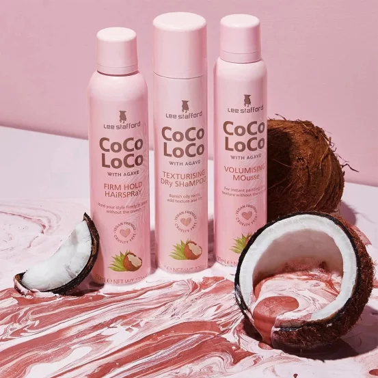 Фиксирующая пенка для волос с кокосовым маслом Lee Stafford Coco Loco Volumising Mousse, 200 мл