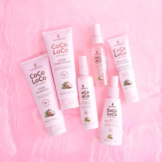 Зволожуючий шампунь з кокосовою олією Lee Stafford Coco Loco Shine Shampoo, 250 мл