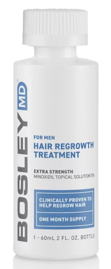 Усилитель роста волос (Миноксидил 5%) для мужчин Bosley Hair Regrowth Treatment, 2х60 мл