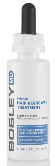 Усилитель роста волос (Миноксидил 5%) для мужчин Bosley Hair Regrowth Treatment, 2х60 мл