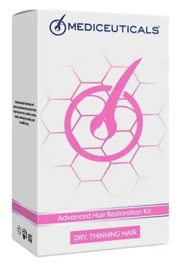 Набір для стимулювання росту сухого волосся Mediceuticals Dry Hair Advanced Hair Restoration Kit