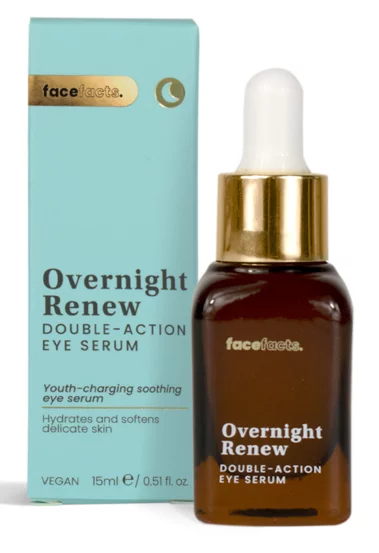 Сироватка для шкіри навколо очей подвійної дії Face Facts Overnight Renew Double Action Eye Serum, 15 мл