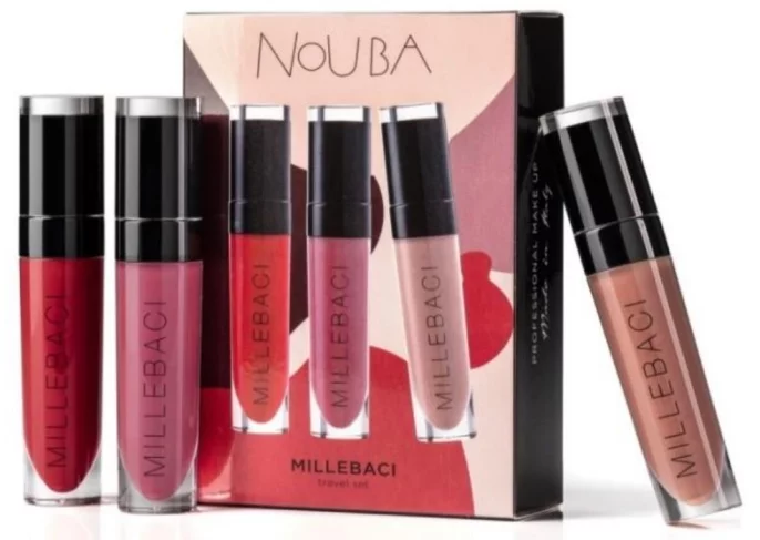 Набір помад Nouba Millebaci №3 Colorful Set