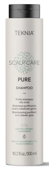 Мицеллярный шампунь для жирной головы Lakme Teknia Scalp Care Pure Shampoo, 300 мл