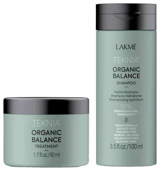 Дорожній набір для волосся Lakme Teknia Organic Balance Travel Pack