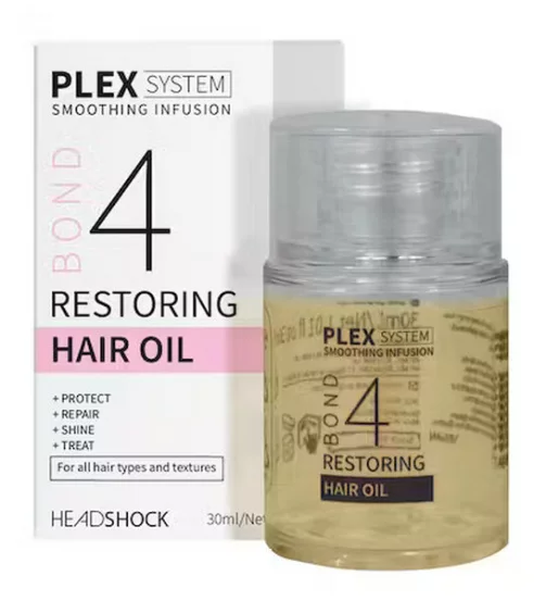Відновлююча олія для волосся №4 Face Facts Headshock Plex System Restoring Hair Oil №4, 30 мл