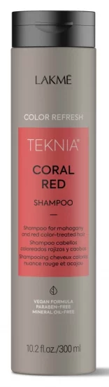 Шампунь для оновлення кольору червоного відтінку волосся Lakme Teknia Color Refresh Coral Red, 300 мл