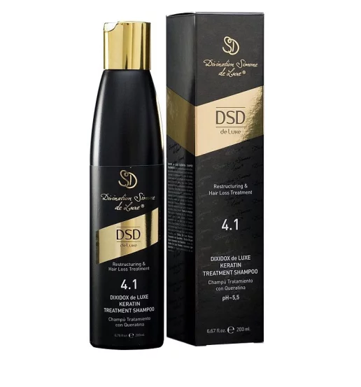 Шампунь, що відновлює, з кератином DSD de Luxe 4.1 Divination Simone De Luxe Dixidox DeLuxe Keratin Treatment Shampoo, 200 мл
