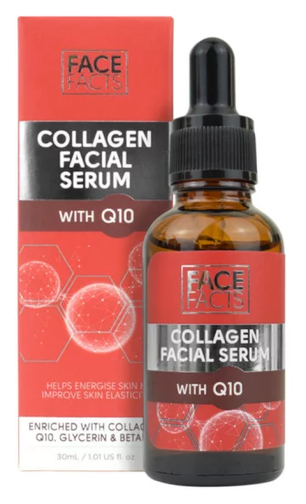 Сыворотка для лица с коллагеном и коэнзимом Q10 Face Facts Collagen Facial Serum, 30 мл