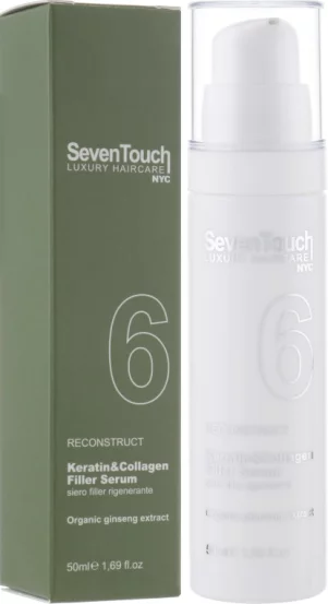Відновлююча філер-сироватка з кератином та колагеном 6 Seven Touch Filler Serum, 50 мл