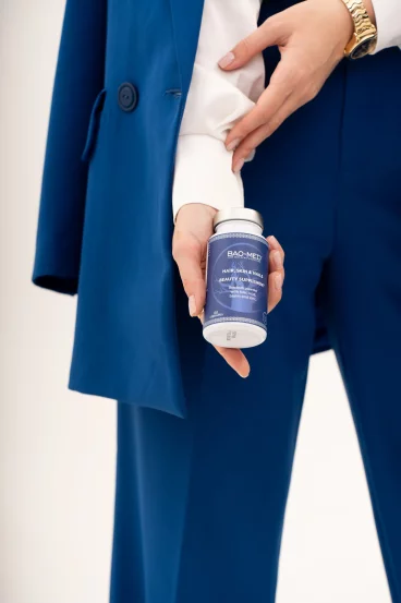 Біологічно активна добавка Mediceuticals Bao-Med Food Supplement Hair Skin & Nails, 60 капсул