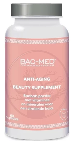Пищевая добавка антивозрастная Mediceuticals Bao-Med Anti-Aging Beauty Supplement, 60 капсул