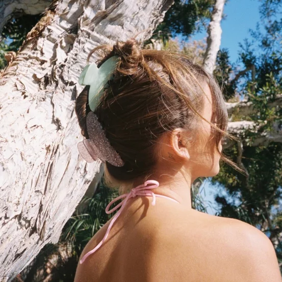 Большой краб для волос Emi Jay Big Effing Clip in Pistachio